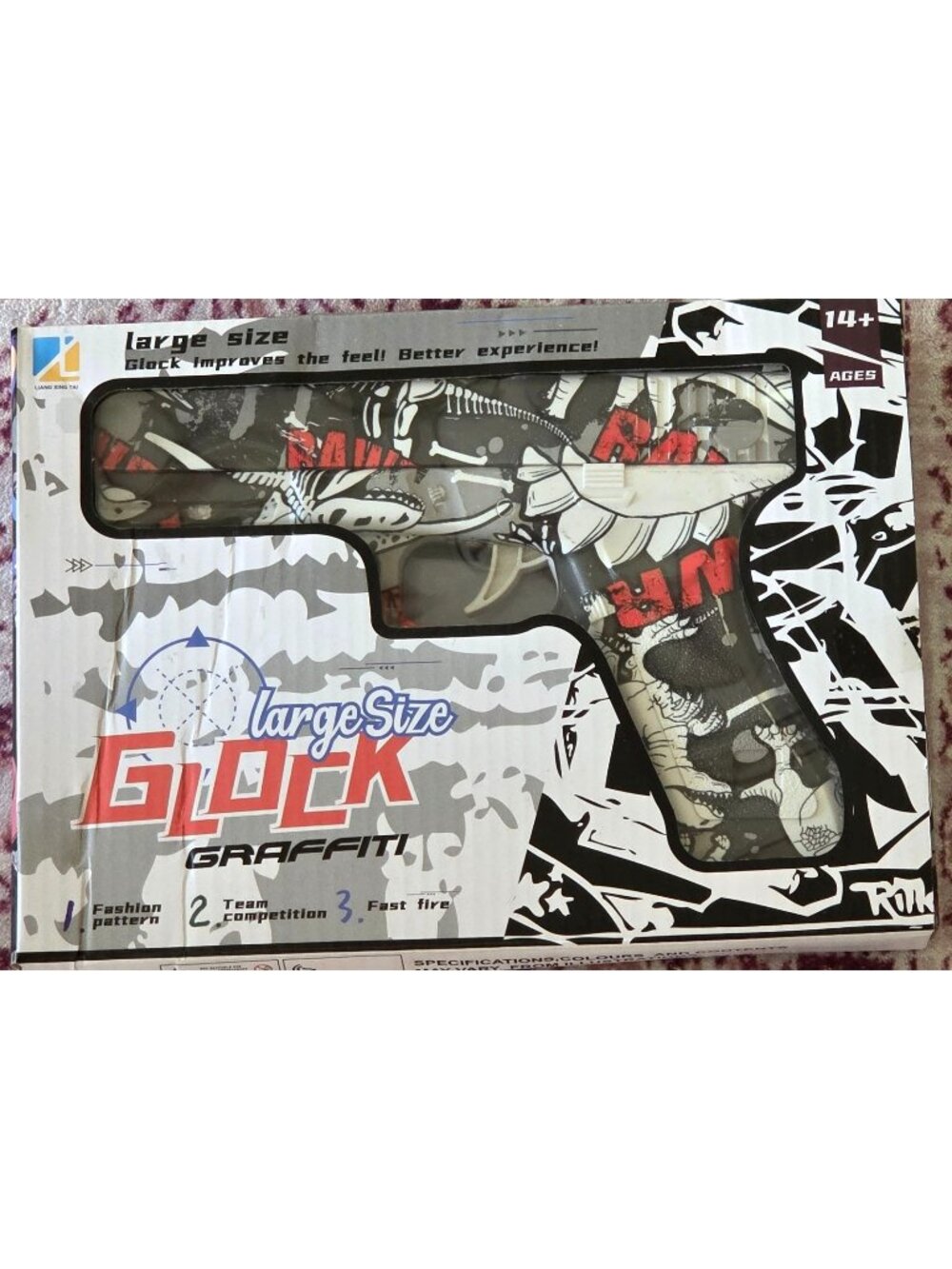 Graffiti Water Bomb Orbi Gun Gel Blaster Air Pistol Outdoor Toy Fun Kids New!!!!